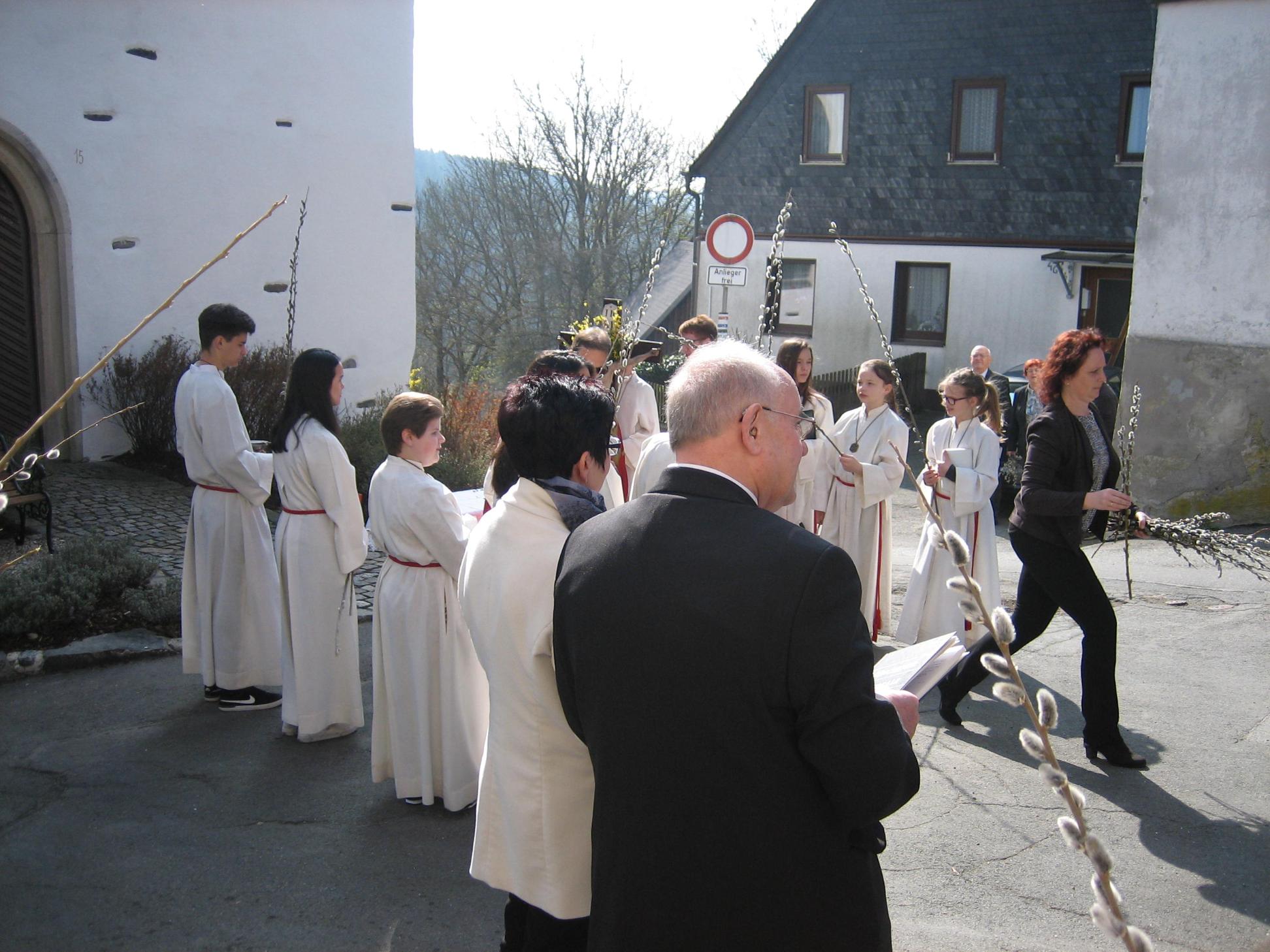 Segnung der Palmzweige 2017